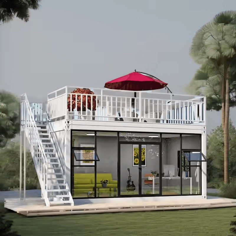 ডাবল গ্লাসড সান রুম এক্সপান্ডেবল প্রিফ্যাব কন্টেইনার হাউস/বাড়ি ডাবল গ্লাসড সান রুম এক্সপান্ডেবল প্রিফ্যাব কন্টেইনার হাউস/বাড়ি