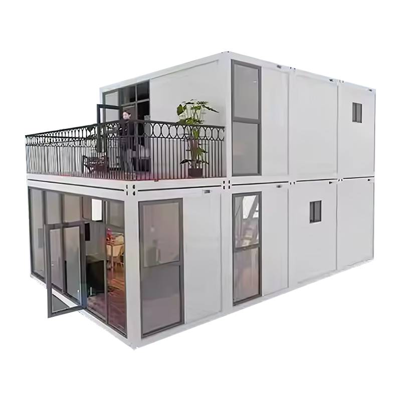 দোতলা কাচের কন্টেইনার হাউস দোতলা কাচের কন্টেইনার হাউস